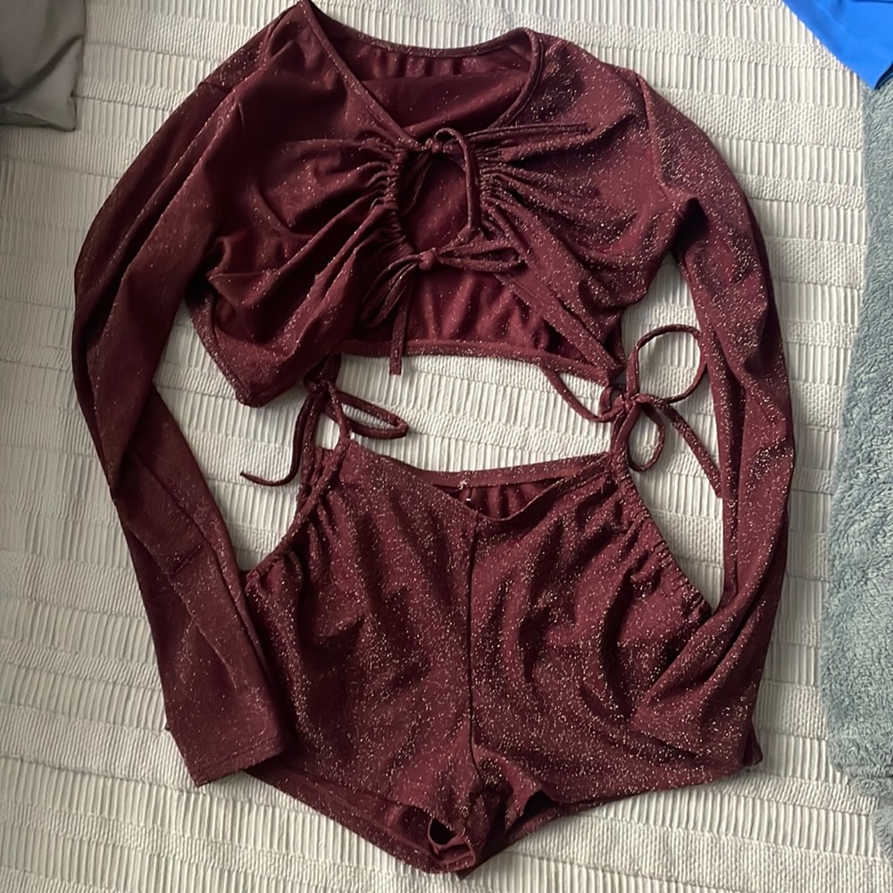 Savage x Fenty lingerie lounge set